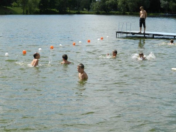 Влітку дітей безплатно вчать плавати. ФОТО